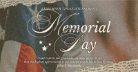 Rustic Memorial Day Facebook ad Image Preview