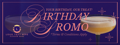 Rustic Birthday Promo Facebook cover Image Preview