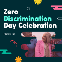 Playful Zero Discrimination Celebration Linkedin Post Image Preview