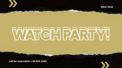 Watch Party Facebook event cover Image Preview