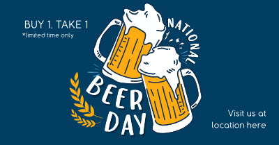 Beer Day Celebration Facebook ad Image Preview