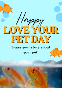 Bubbly Pet Day Flyer Design