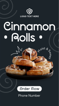 Quirky Cinnamon Rolls Instagram reel Image Preview