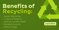 Recycling Benefits Facebook Ad Design