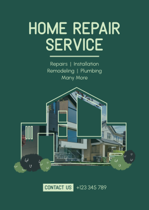Home Repair Service Poster Image Preview