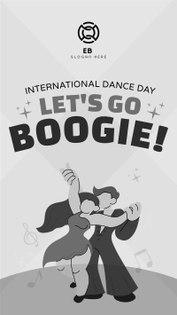 Lets Dance in International Dance Day Facebook Story Design