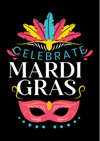 Celebrate Mardi Gras Flyer Image Preview