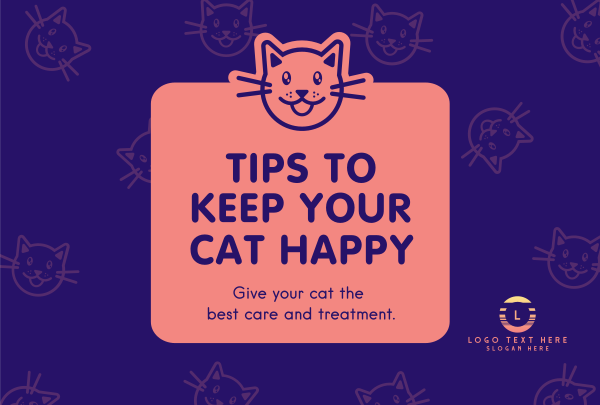 Cat Care Guide Pinterest Cover Design Image Preview