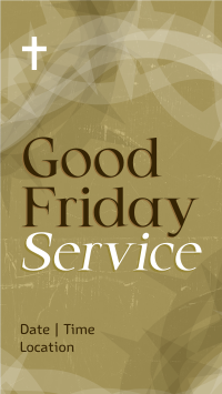  Good Friday Service Instagram Story Design