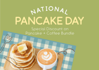 Picnic Pancake Postcard Image Preview