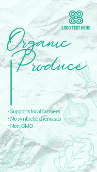 Organic Produce Instagram Story Design