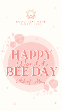 Happy World Bee Instagram reel Image Preview