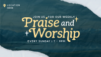 Praise & Worship Facebook event cover Image Preview