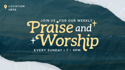 Praise & Worship Facebook event cover Image Preview