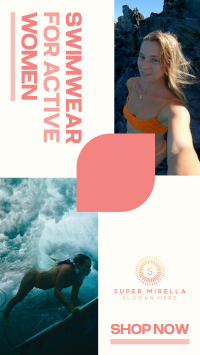 Active Swimwear Facebook Story Image Preview