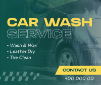 Professional Car Wash Service Facebook Post Design