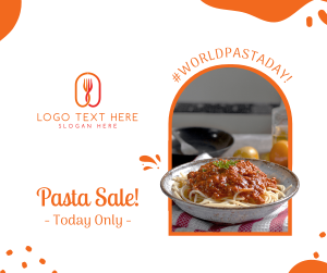 Funky Pasta Sale Facebook post