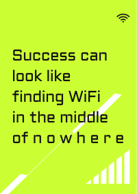 WIFI Motivational Quote Flyer Image Preview