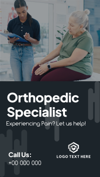 Orthopedic Specialist YouTube short Image Preview