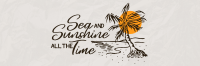Sea and Sunshine Twitter Header Design