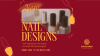 New Nail Designs Facebook Event Cover Design