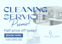 Professional Housekeeping  Postcard Design