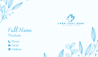 Floral Ornaments Business Card Design
