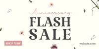 Anniversary Flash Sale Twitter post Image Preview