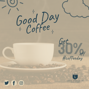 Good Day Coffee Promo Instagram post Image Preview