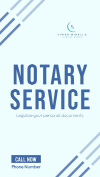 Online Notary Service Instagram story Image Preview