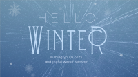 Cozy Winter Greeting Facebook event cover Image Preview