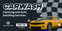 Carwash Cleaning Service Twitter post Image Preview