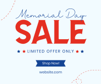 Stars, Stripes and Sale Facebook post Image Preview