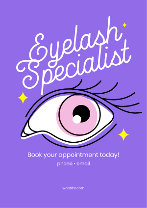 Eyelash Specialist Flyer Image Preview