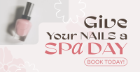 Nail Spa Day Facebook Ad Design