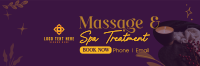 Massage and Spa Wellness Twitter header (cover) Image Preview