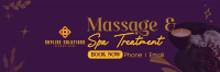 Massage and Spa Wellness Twitter Header Image Preview