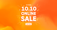 10.10 Online Sale Facebook ad Image Preview