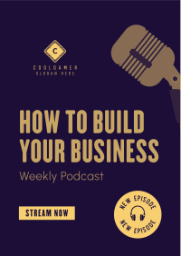Building Business Podcast Flyer Image Preview