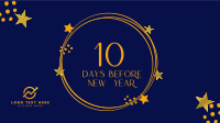 Starry New Year Countdown Facebook event cover Image Preview