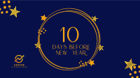 Starry New Year Countdown Facebook event cover Image Preview