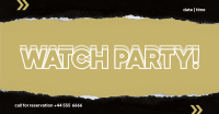 Watch Party Facebook Ad Design