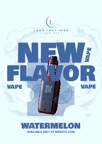 New Flavor Alert Poster Design