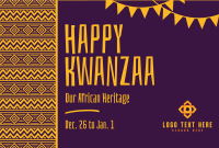 Tribal Kwanzaa Heritage Pinterest board cover Image Preview