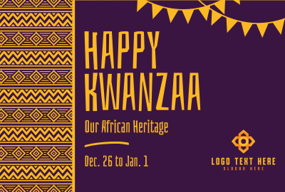 Tribal Kwanzaa Heritage Pinterest board cover Image Preview