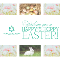 Rustic Easter Greeting Linkedin Post Image Preview