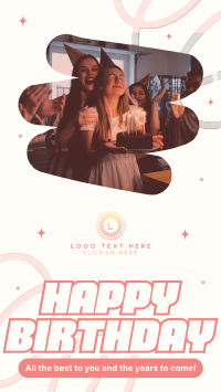 Birthday Celebration Facebook Story Design