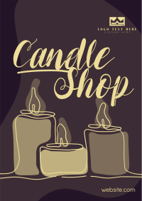 Line Candle Poster Image Preview