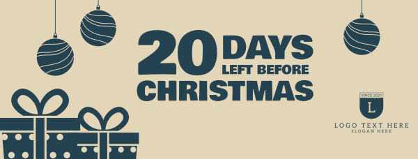 Exciting Christmas Countdown Facebook Cover Design Image Preview