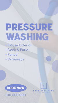 Pressure Wash Service Facebook story Image Preview